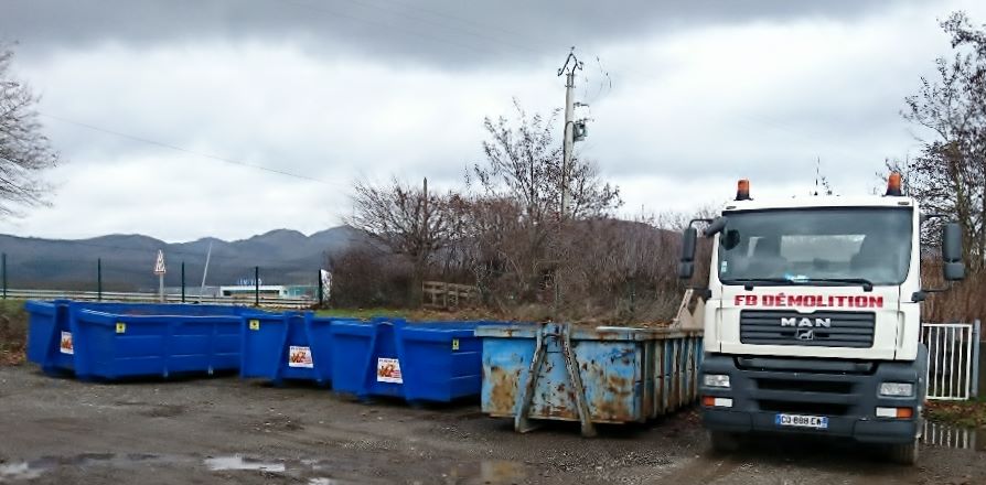 CAMION 6X4 MAN AMPLIROLL AVEC BENNES | FB Démolition Notre parc matériel Pfastatt 5