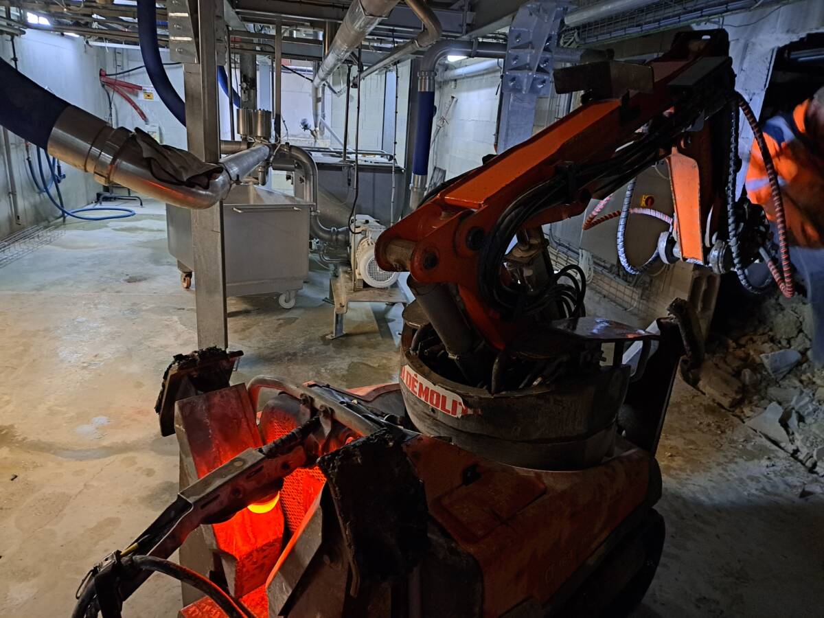Travaux de terrassement en Vide Sanitaire Fromagerie de Noël Cerneux &#8211; (Doubs) Wittelsheim 3